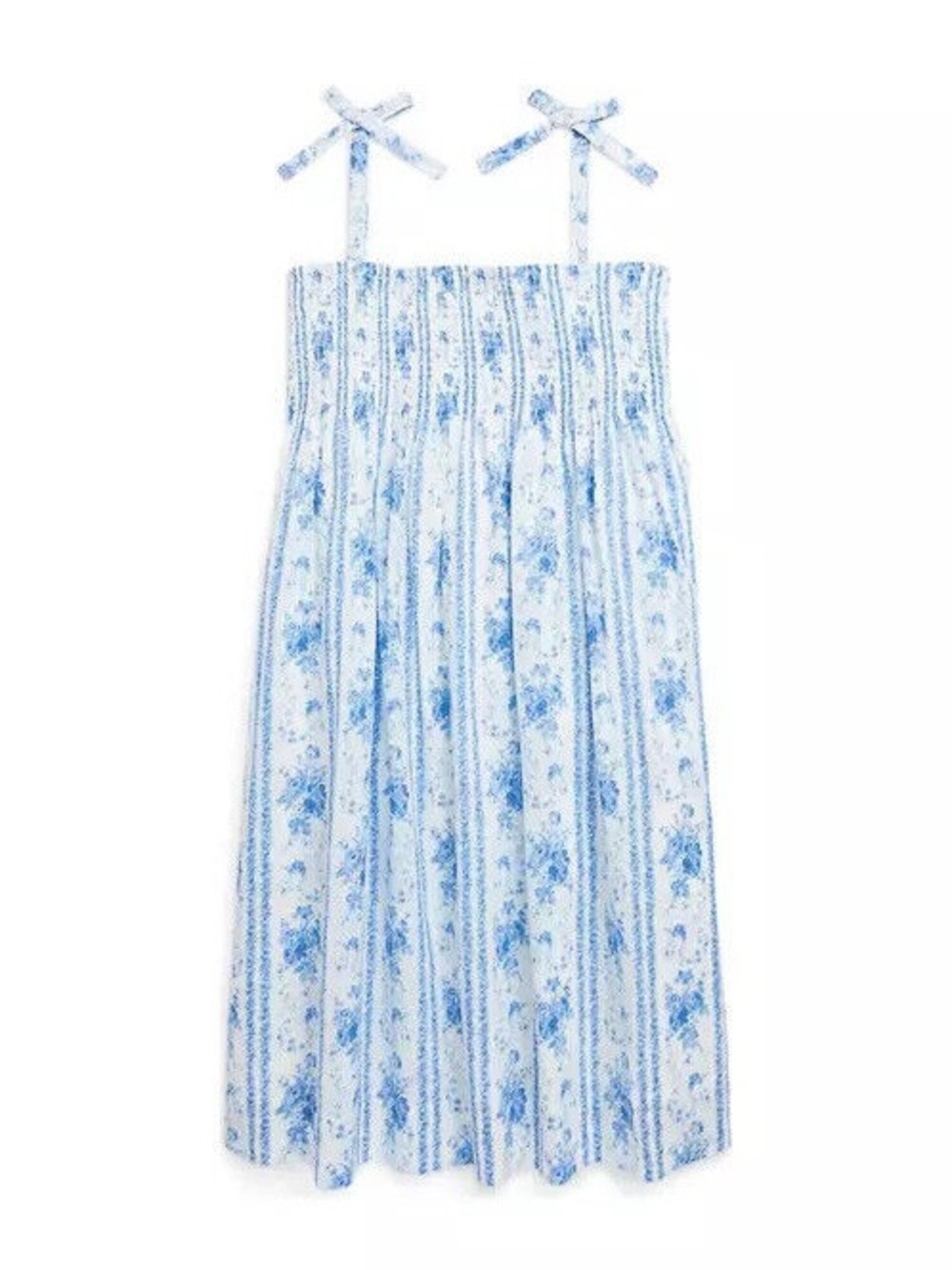 Polo Ralph Lauren Girls Midi Sundress with Tie Straps size 6X